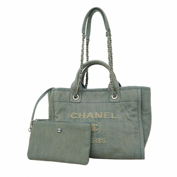 Chanel Deauville Denim Light Blue Tote Bag for Women, P1288233 - Picture 1 of 9